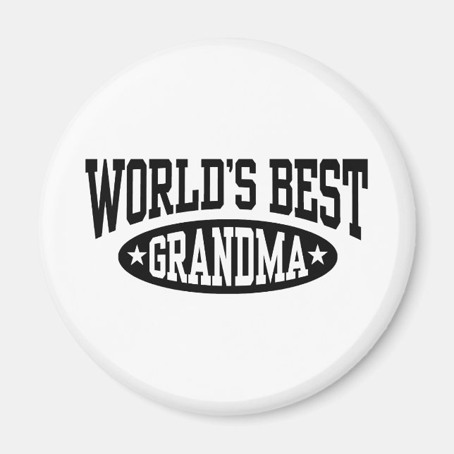 Imán La mejor abuela del mundo (Frente)