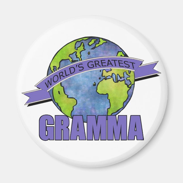 Imán La mejor abuela del mundo (Frente)