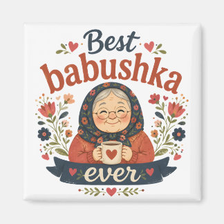 Imán La mejor Babushka de todas