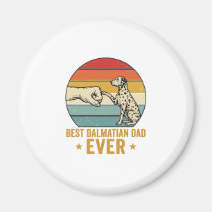 Imán La Mejor Camiseta Retro de Puño Cerrado para Papá 