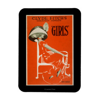 Imán La mejor comedia de Clyde Fitch, el teatro "Chicas
