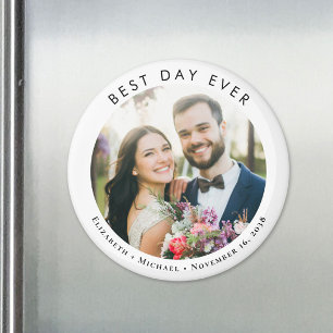 Imán La Mejor Fotografía de Boda del Día