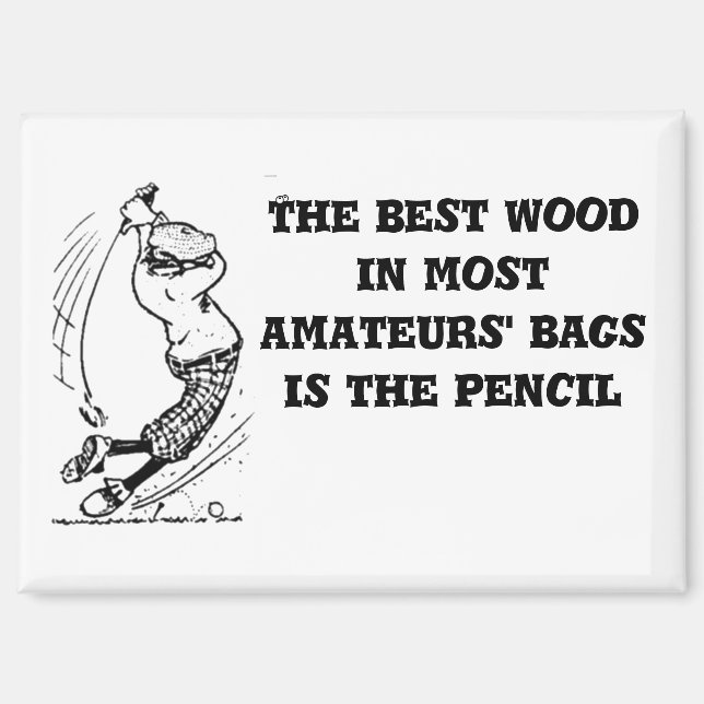 Imán "La mejor madera" (Anverso)