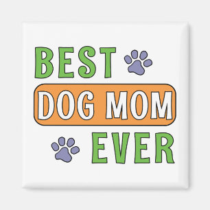 Imán La mejor mamá de perros del mundo   