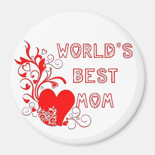 Imán La mejor mamá del mundo (Frente)