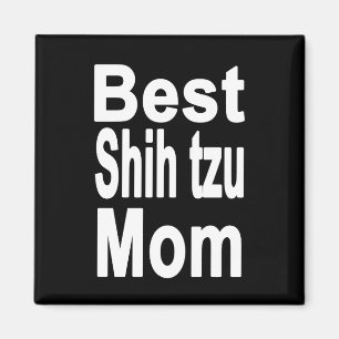 Imán La mejor mamá del tzu de Shih