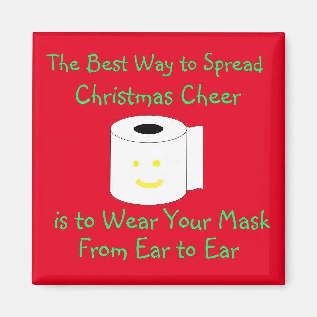 Imán La mejor manera de difundir el ánimo de los Navida (Frente)