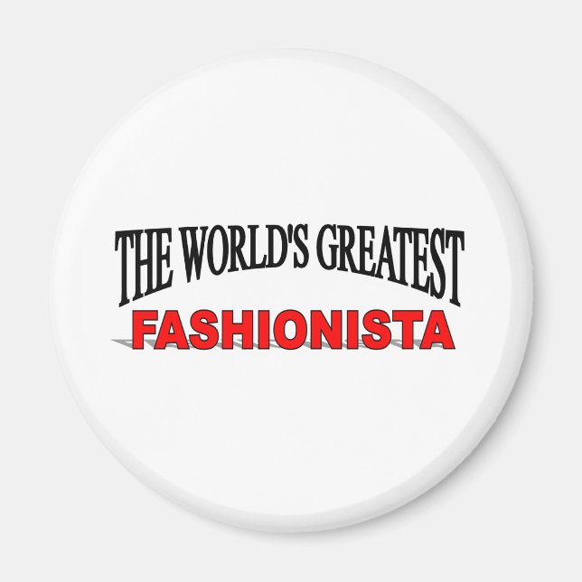 Imán La mejor moda del mundo (Frente)