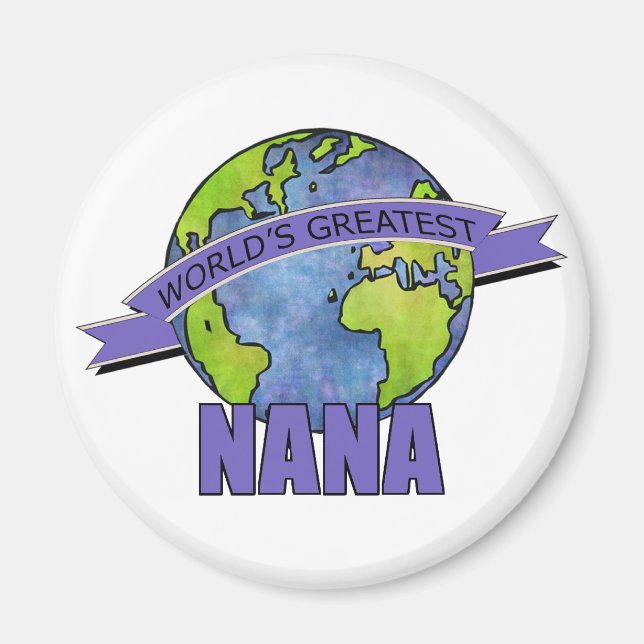 Imán La mejor Nana del mundo (Frente)