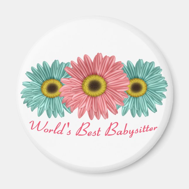 Imán La mejor niñera del mundo (Frente)