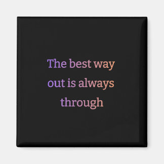 Imán La mejor salida es siempre