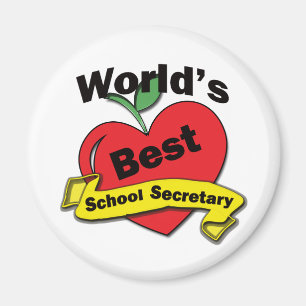 Imán La mejor secretaria de la escuela del mundo