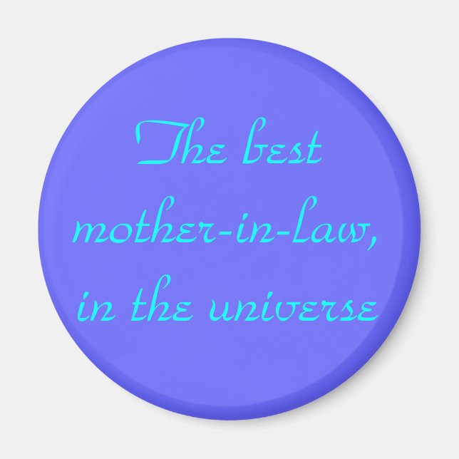 Imán La mejor suegra del universo (Frente)