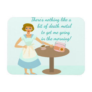 Imán La Metalizado ama de casa muerta