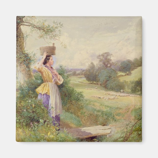 Imán La Milkmaid, 1860 (Frente)