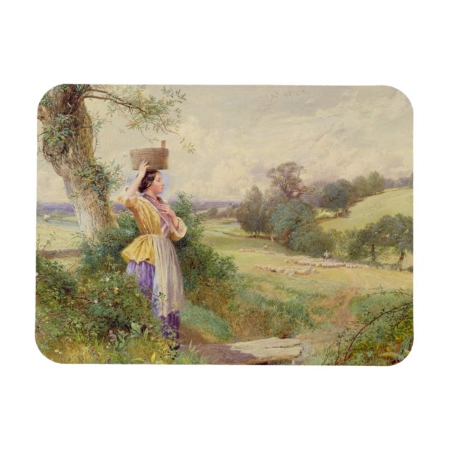 Imán La Milkmaid, 1860 (Horizontal)