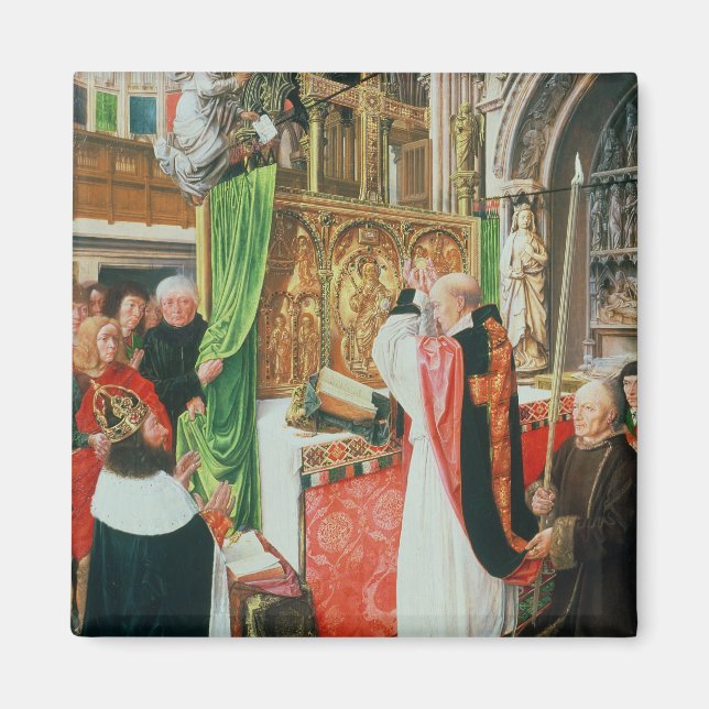 Imán La misa de St. Giles, c.1500 (Frente)