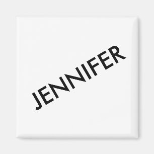 Imán La Moda moderna extravagante la nombra personaliza