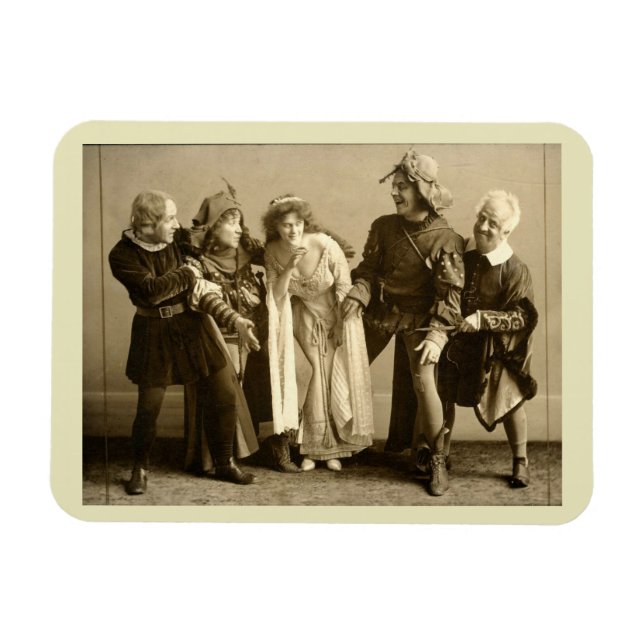 Imán La Moda Princesa, 1902, Vintage (Horizontal)