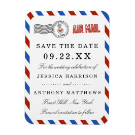 Imán La moderna colección de Bodas de Airmail