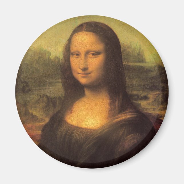 Imán La Mona Lisa de Leonardo Da Vinci (Frente)