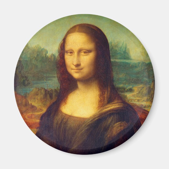 Imán La Mona Lisa por Leonardo Da Vinci (Frente)