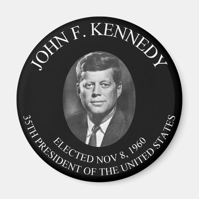 Imán La moneda presidencial de JOHN F. KENNEDY......... (Frente)