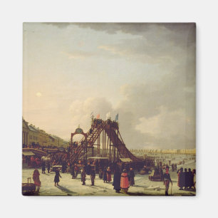 Imán La montaña rusa en el Neva en St.