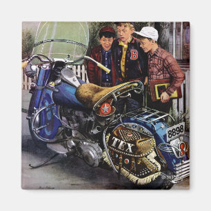 Imán La motocicleta de Tex