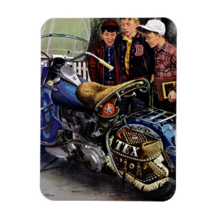 Imán La motocicleta de Tex