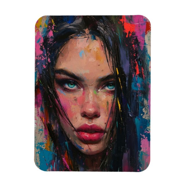 Imán La mujer en el espejo (Vertical)