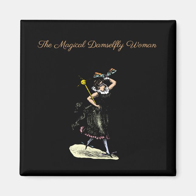 Imán La mujer mágica de la mosca (Frente)