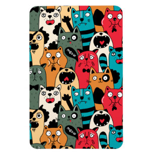 Imán La multitud de gatos