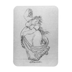 Imán La musa de la danza, placa VI de una estafa de la