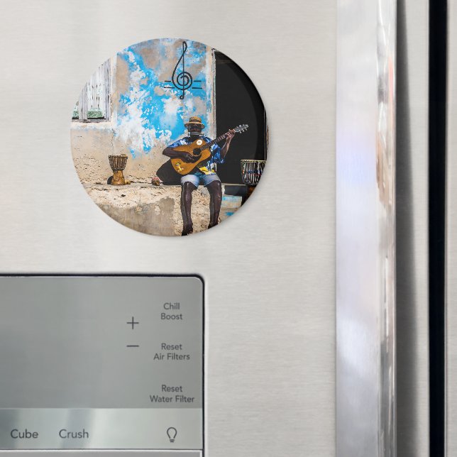 Imán La música es la medicina de la mente (In situ (nevera))