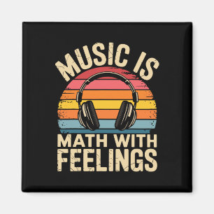 Imán La música es matemática con sentimientos Profesor 
