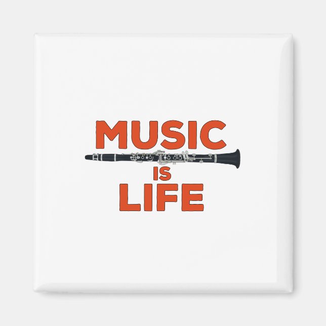 Imán La música es vida (Frente)