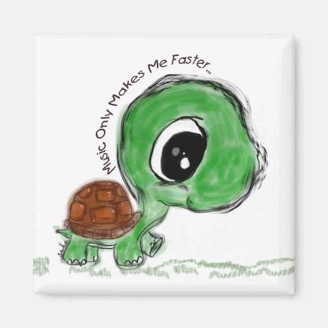 Imán La música sólo me hace más rápido (Frente)