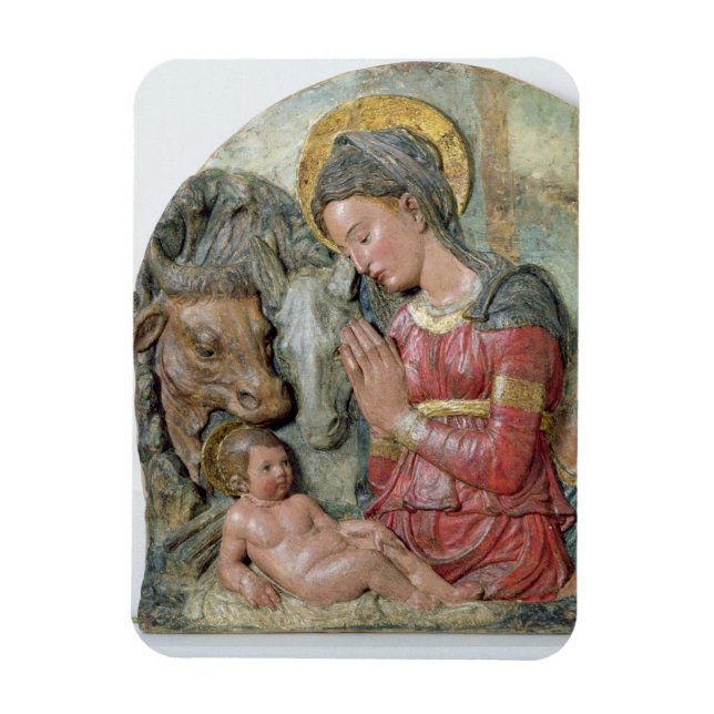 Imán La Natividad, c.1460 (terracota pintada) (Vertical)