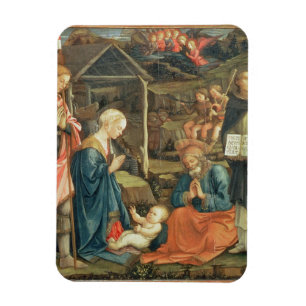 Imán La Natividad con SS. Michael y Dominic, 1470 (t