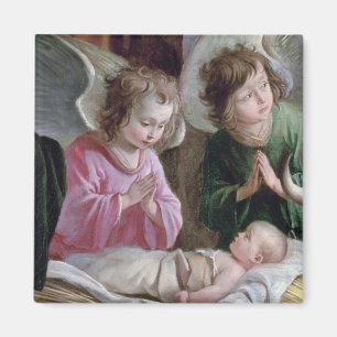 Imán La natividad, del altar de Buxtehude, 1400-10