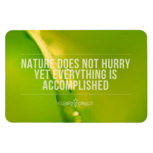 Imán La naturaleza no se apresura la cita inspiradora