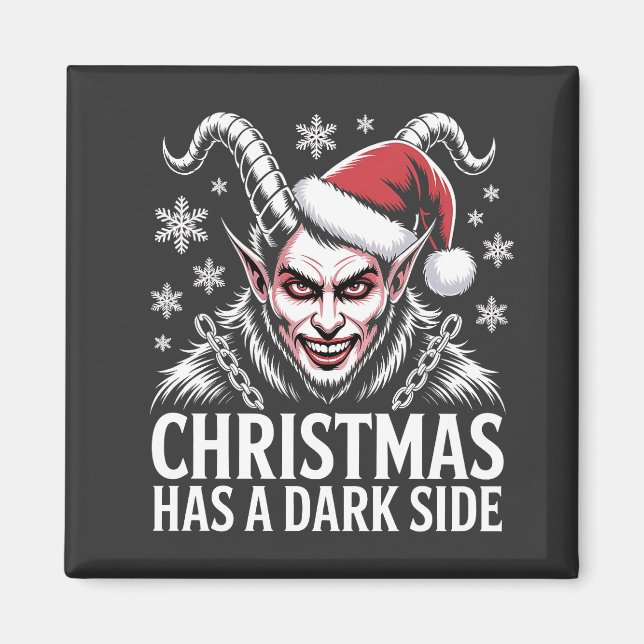 Imán La Navidad tiene un lado oscuro (Frente)