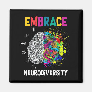Imán La neurodiversidad celebra el autismo cerebral del