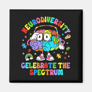 Imán La neurodiversidad celebra el autismo cerebral del