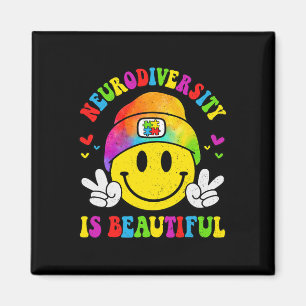 Imán La neurodiversidad es una sonrisa hermosa frente a