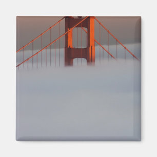 Imán La niebla atraviesa la bahía de San Francisco cubr