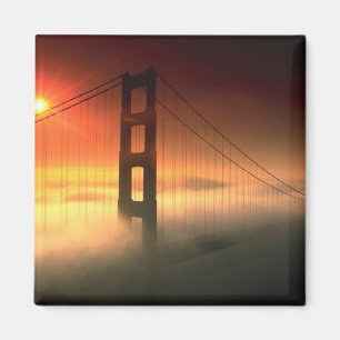 Imán La niebla cubrió Golden Gate