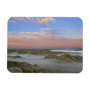 Imán La niebla del río Little Missouri cuelga en la