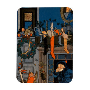 Imán La noche antes de los Navidades, por Denlow, 1903